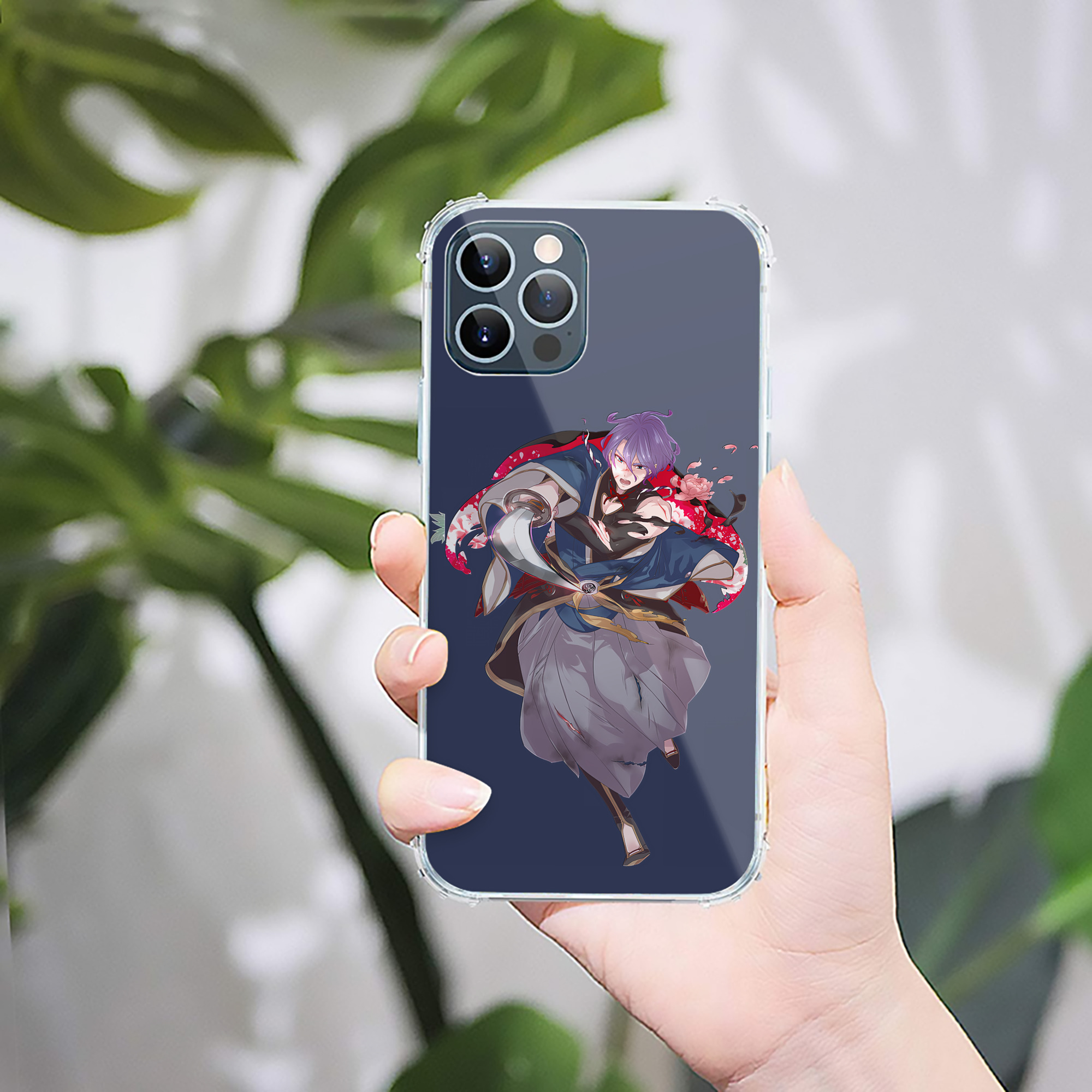（画像用） 刀剣乱舞 Touken Ranbu 【iPhone 12シリーズ対応】透明スマホケース（クリアソフトケース）